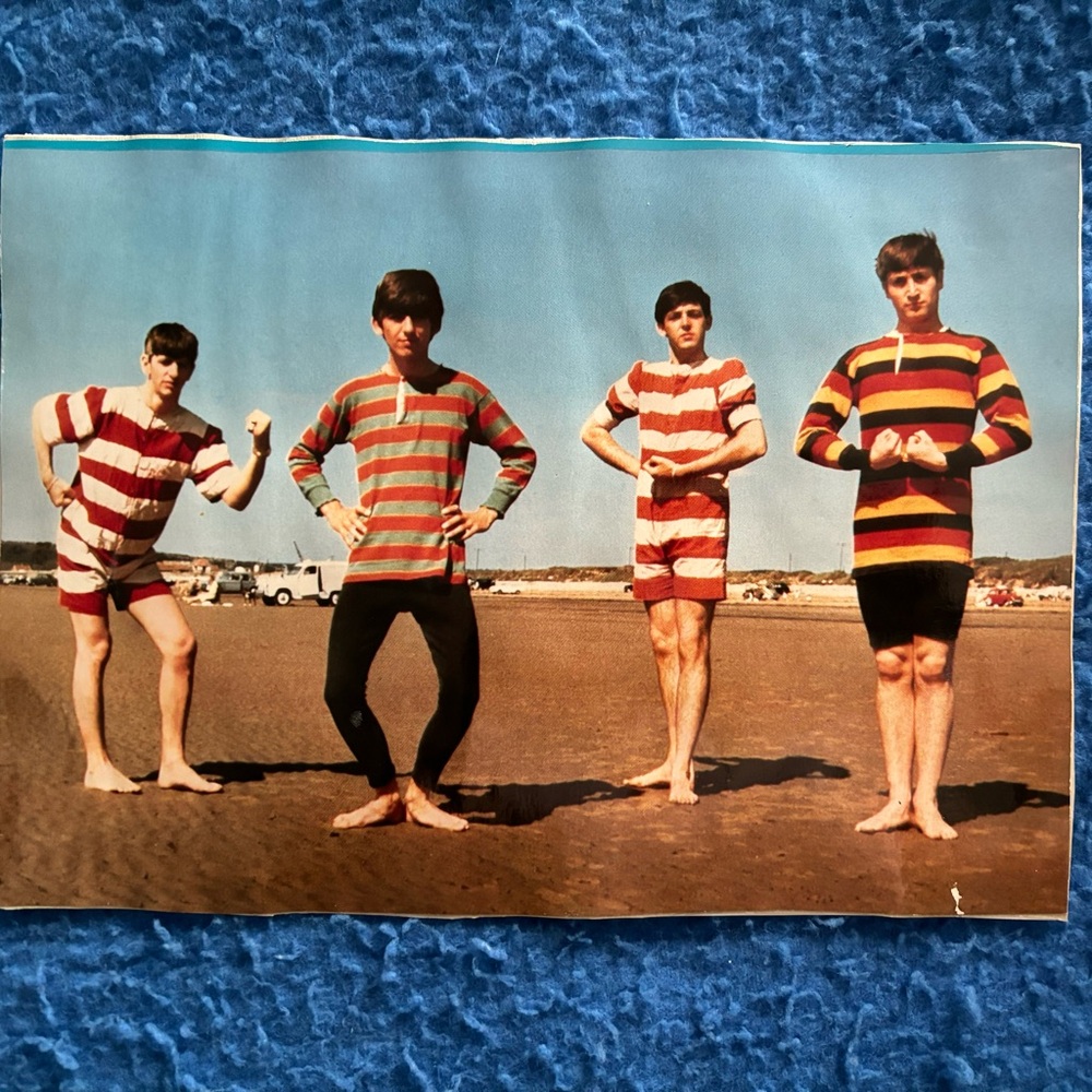 Rare Vintage Color Beatles Group picture
